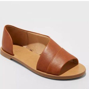 Lissa Asymmetrical Slide Sandals